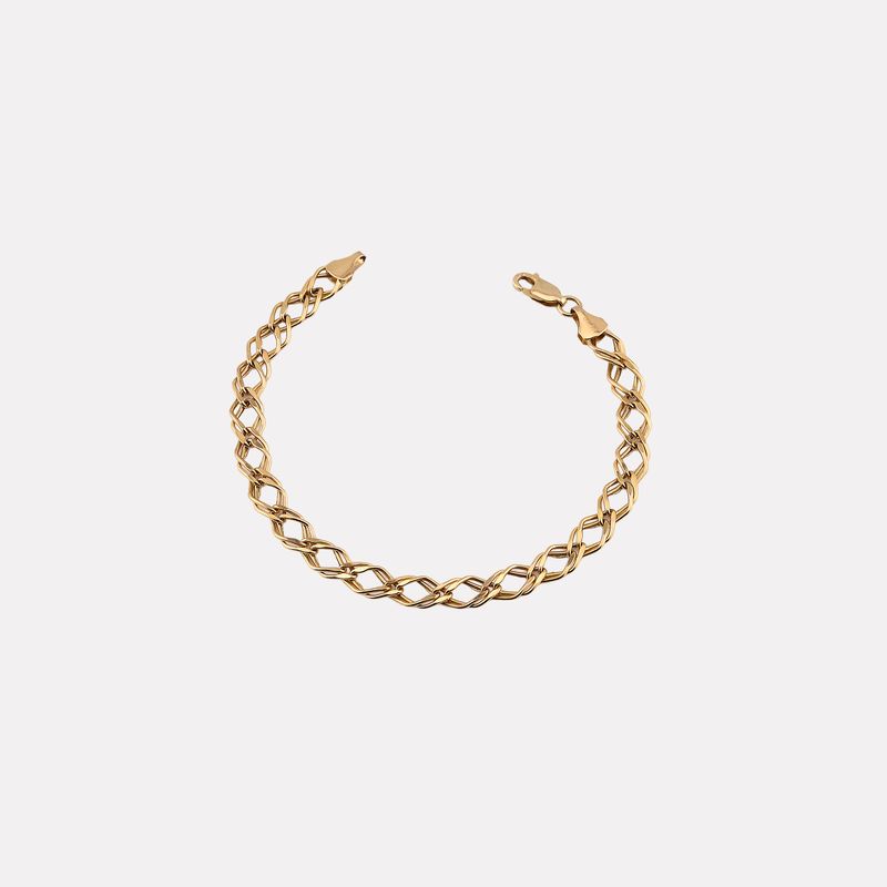 Pulsera Encaje G. 14k 3.1g 17cm